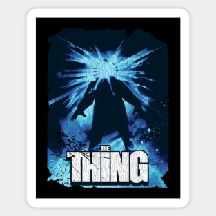 Distressed The Thing Sticker